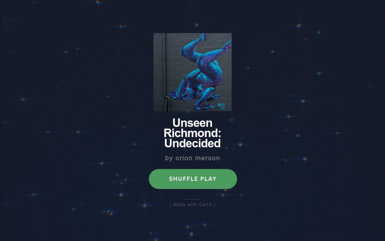 Carrd profile picture for @undecided